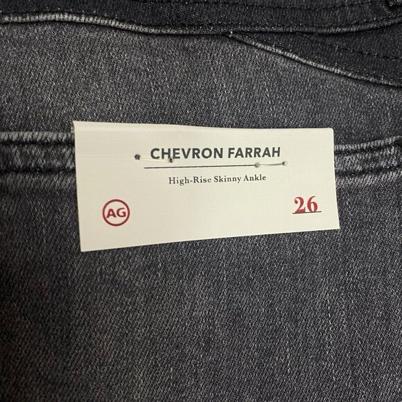 AG Adriano Goldschmied Jeans Womens 26 Gray Farrah High Rise Western Cowgirl NWT - Picture 5 of 12